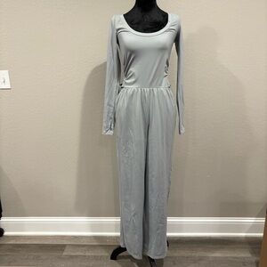HALARA Gray Long Sleeve Jumpsuit
